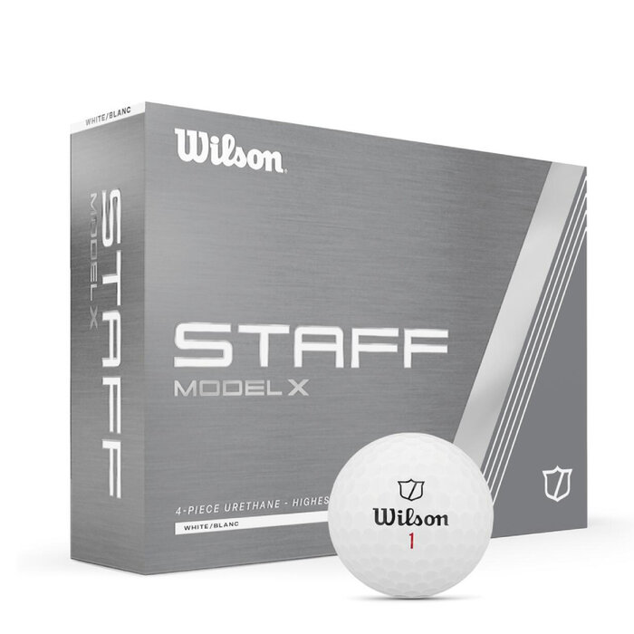 Wilson Wilson Staff Model X Bolas de golf 2024 - Blanco - 12 Unidades