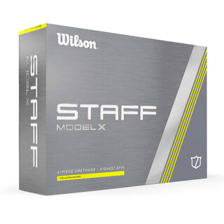 Wilson Wilson Staff Model X Bolas de golf 2024 - Amarillo - 12 Unidades