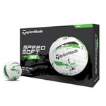 TaylorMade SpeedSoft Ink Bolas de golf - Verde - 12 Unidades