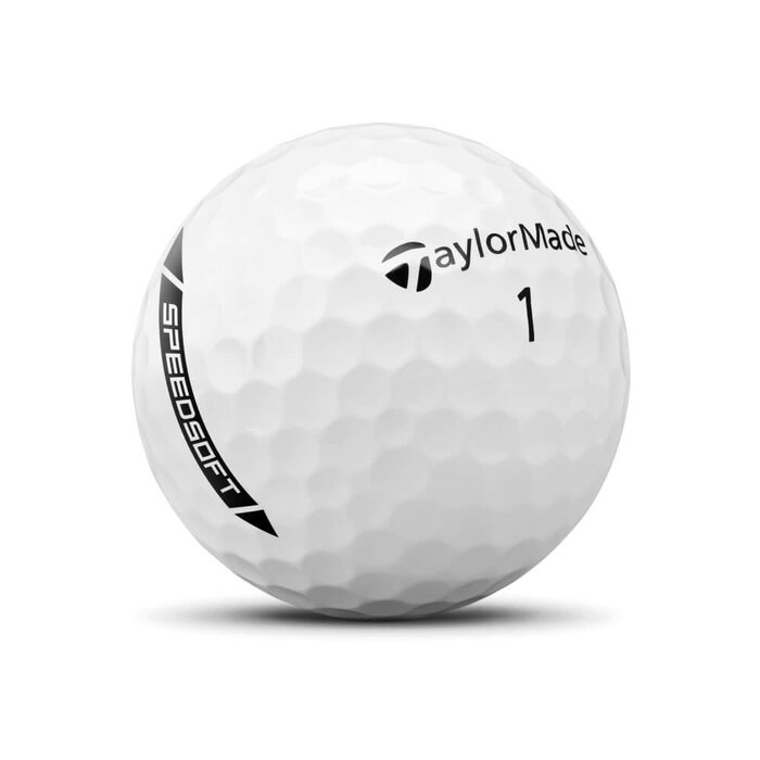 TaylorMade TaylorMade SpeedSoft Pelotas de Golf 2024 - Blancas - 12 Unidades