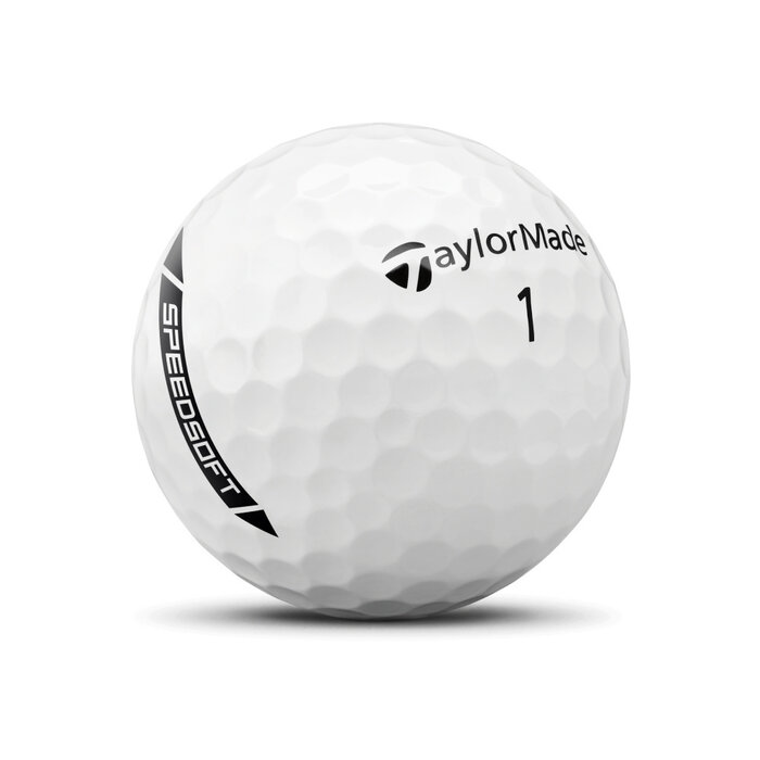 TaylorMade TaylorMade SpeedSoft Pelotas de Golf 2024 - Blancas - 12 Unidades