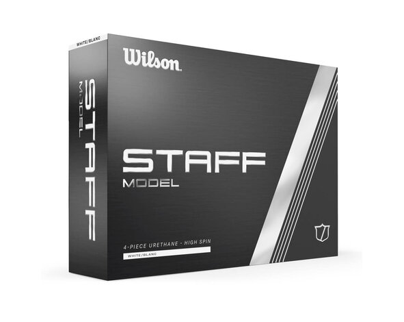 Wilson Wilson Staff Model Pelotas de Golf 2024 - Blancas - 12 Unidades