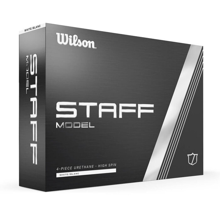 Wilson Wilson Staff Model Pelotas de Golf 2024 - Blancas - 12 Unidades