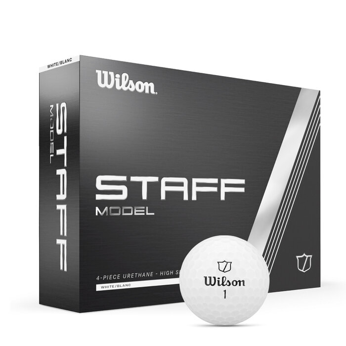 Wilson Wilson Staff Model Pelotas de Golf 2024 - Blancas - 12 Unidades