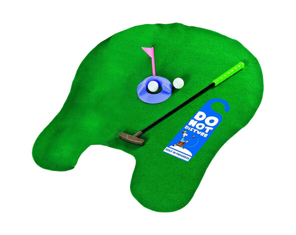 Longridge Longridge Potty Putter Mini Set de Golf Alfombrilla de Inodoro