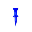 Longridge Longridge Plastic Castle Tees 17 mm (20 pack) - Blue