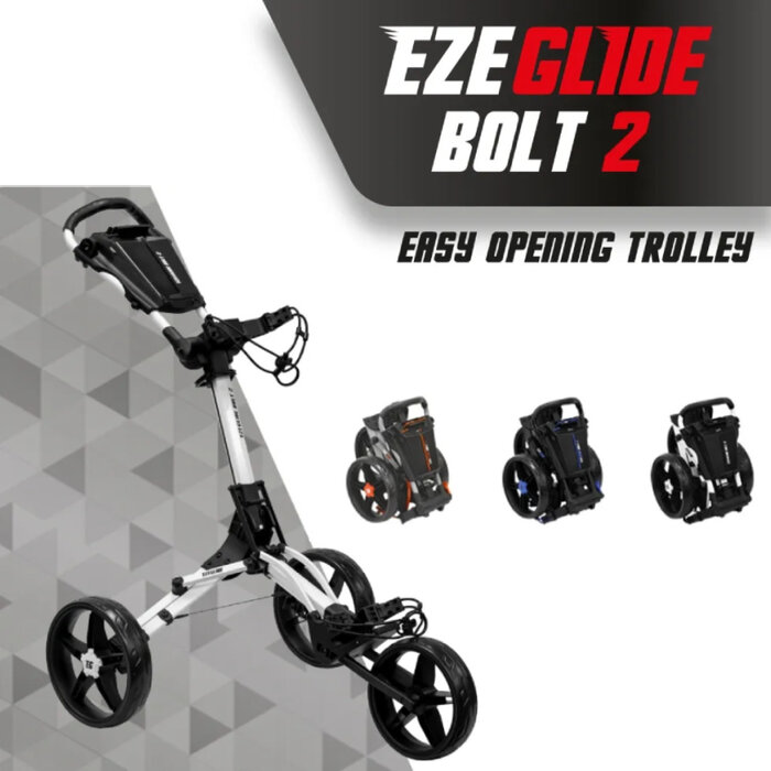 EzeGlide EzeGlide Bolt 2 Carro de golf - Negro Azul