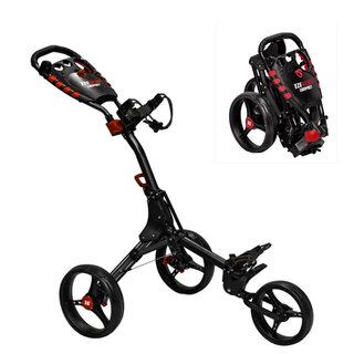 EzeGlide EzeGlide Compact+ Carro de golf - Negro Rojo