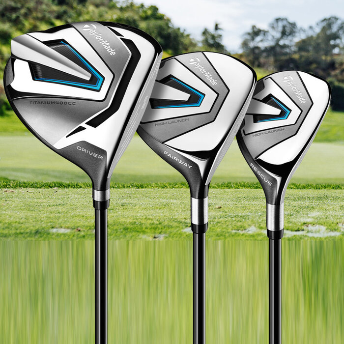 TaylorMade TaylorMade Set de Golf Junior S1 de 6 Piezas | Bolsa de golf trípode (Unisex 4-6 Años)