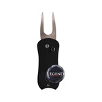 Legend Stiletto Pitchfork With Ball Marker - Black