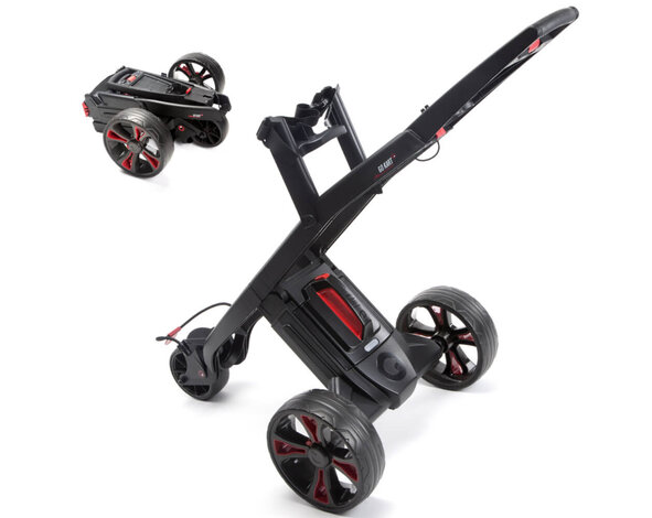 GoKart GoKart MK2 Automatic Electric Golf Trolley - Black Red