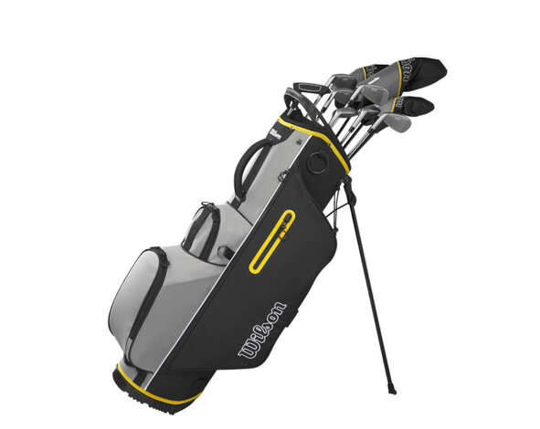 Wilson Wilson Ultra HL Set de Golf de 14 Piezas | Bolsa de golf trípode (varilla de acero) - ZURDO