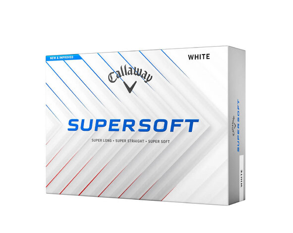 Callaway Callaway SuperSoft 2025 Bolas de golf - Blanco | Impreso