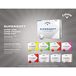 Callaway Callaway SuperSoft 2025 Bolas de golf - Blanco | Impreso