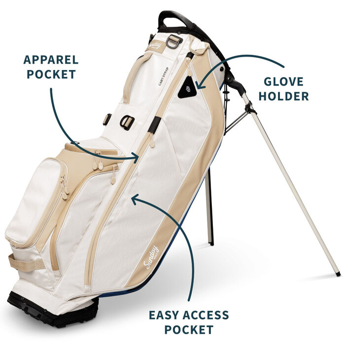 Sunday Golf Sunday Golf Ryder Stand Bag - Toasted Almond