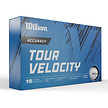 Wilson Wilson Tour Velocity Accuracy Pelotas de golf 2024 - Blanco - 15 Unidades