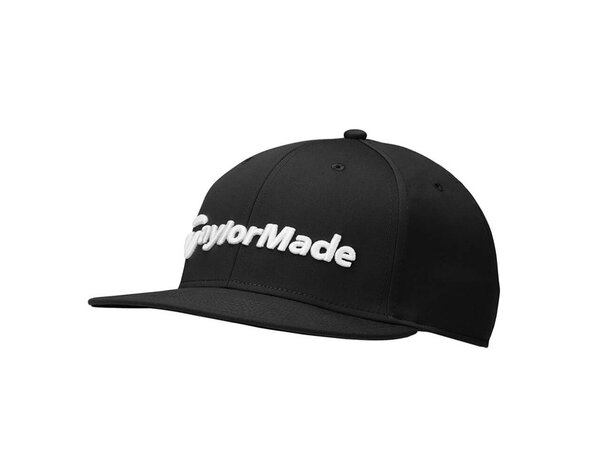 TaylorMade TaylorMade Flatbill Snapback Gorra de Golf 2024 - Negro