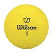 Wilson Wilson DUO Soft Bolas de golf 2025 - Amarillo | Impresas