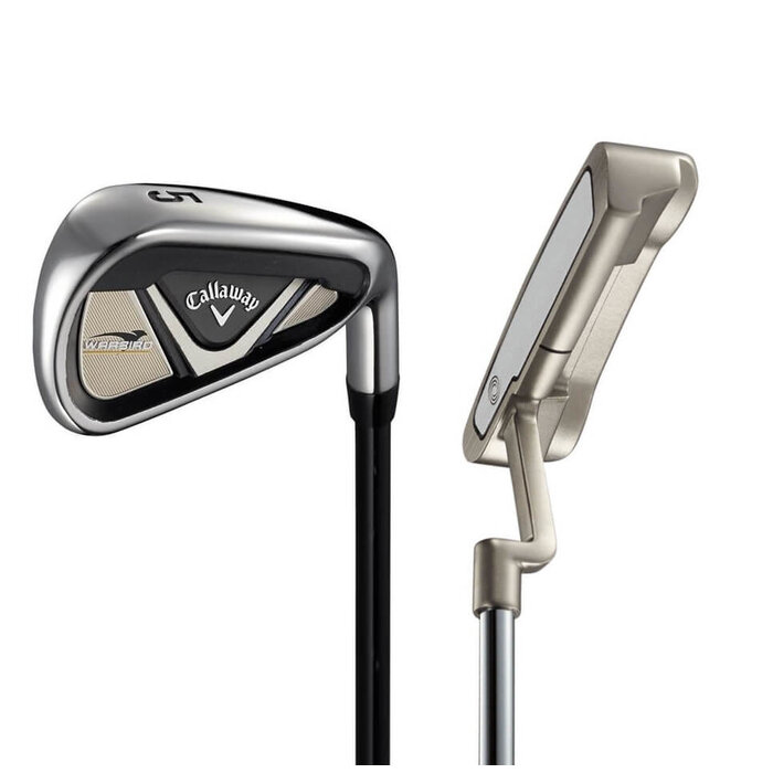 Callaway Callaway Warbird Juego de golf de 14 piezas para hombre | Bolsa de golf carro (varilla de acero)