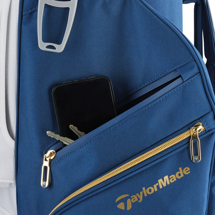 TaylorMade TaylorMade Kalea Gold Ladies Cart Bag - Navy White