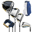 TaylorMade TaylorMade Kalea Gold Set de Golf de 14 Piezas | Bolsa de golf carro (varilla de grafito)