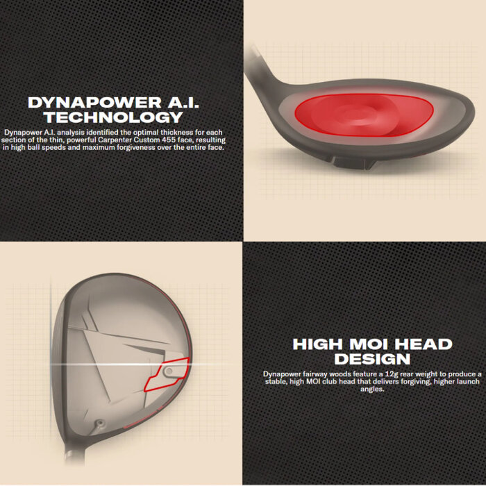 Wilson Wilson DynaPower Madera de Calle - ZURDOS