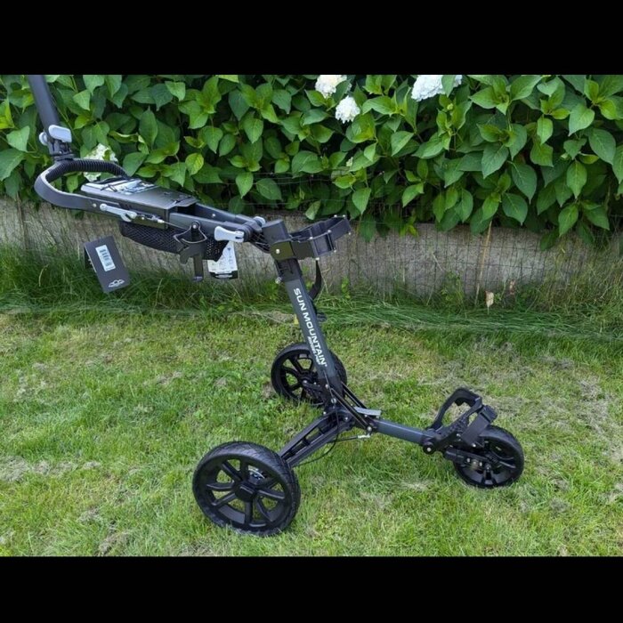 Sun Mountain Sun Mountain Ridgeline 3 Carro de golf - Negro