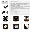 Sun Mountain Sun Mountain Ridgeline 3 Carro de Golf - Rosa