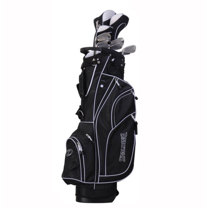 Spalding Spalding True Black 14-Piece Golf Set | Cart Bag (steel shaft)