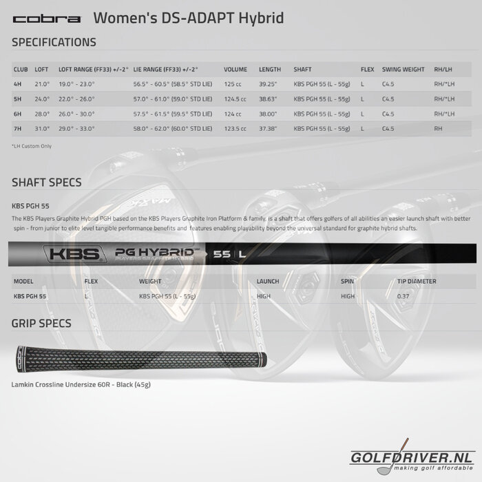 Cobra Cobra DS-Adapt Híbrido para mujer 2025