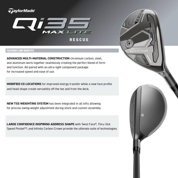 TaylorMade TaylorMade Qi35 Max Lite Híbrido de Mujer 2025