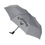 Callaway Paraguas de Golf Plegable de 43 Pulgadas de Una Sola Cúpula - Gris Negro