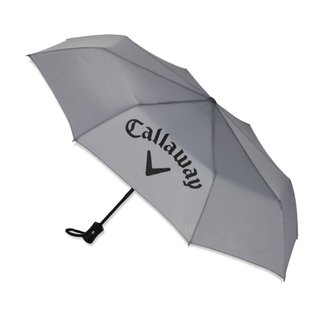 Callaway Callaway Paraguas de Golf Plegable de 43 Pulgadas de Una Sola Cúpula - Gris Negro