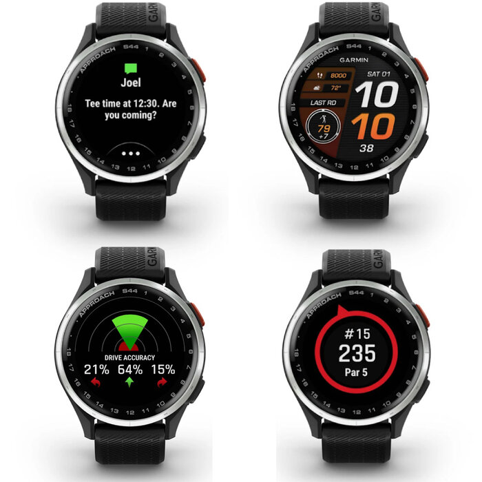 Garmin Garmin Approach S44 Premium GPS Reloj de golf 2025 - Negro