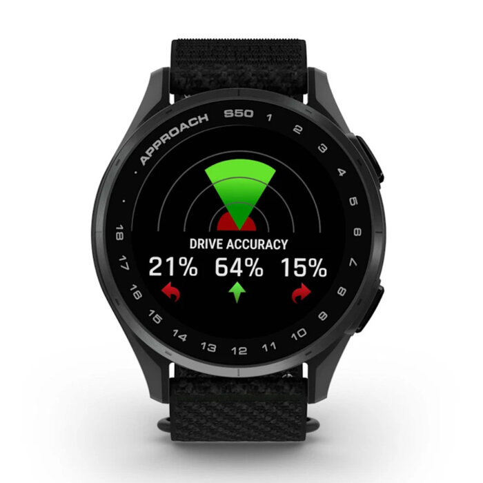 Garmin Garmin Approach S50 Premium GPS Golf Watch 2025 - Black