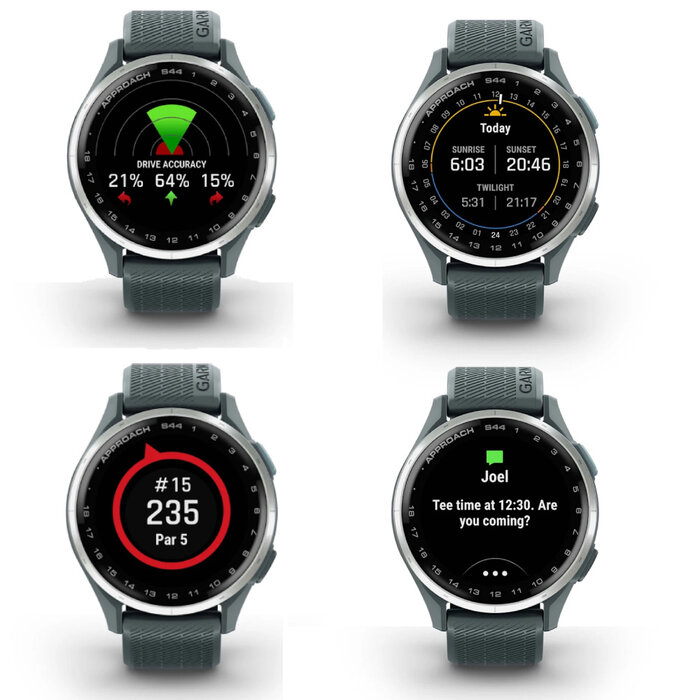 Garmin Garmin Approach S44 Reloj de golf GPS Premium 2025 - Gris