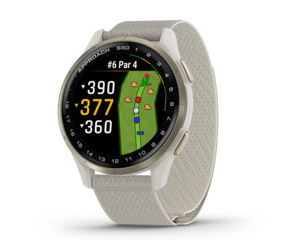 Garmin Garmin Approach S50 Reloj de golf GPS Premium 2025 - Blanco