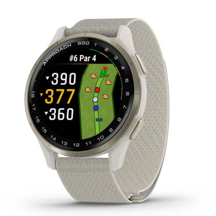 Garmin Garmin Approach S50 Reloj de golf GPS Premium 2025 - Blanco