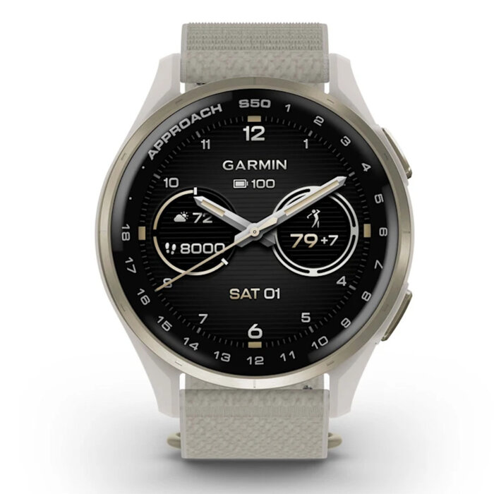 Garmin Garmin Approach S50 Reloj de golf GPS Premium 2025 - Blanco
