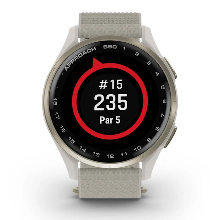Garmin Garmin Approach S50 Premium GPS Golf Watch 2025 - Ivory