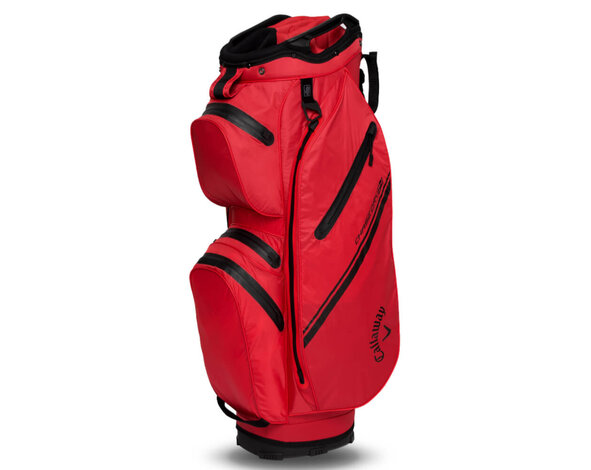 Callaway Callaway Chase 14 Dry Waterproof Bolsa de golf carro 2025 - Rojo Negro