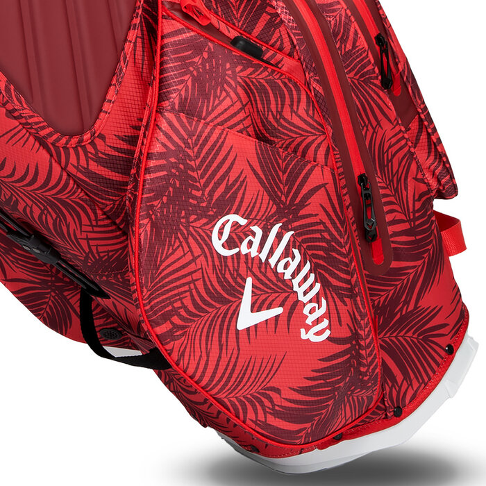 Callaway Callaway Fairway 14 HD Waterproof Stand Bag 2025 - Red Palms White