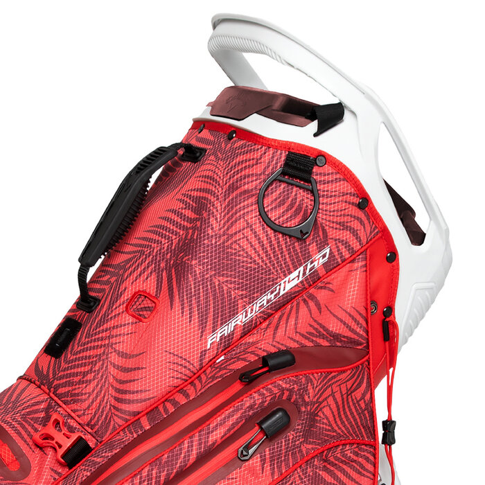 Callaway Callaway Fairway 14 HD Waterproof Stand Bag 2025 - Red Palms White