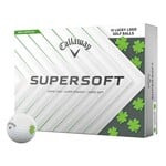 Callaway SuperSoft 2025 Bolas de golf Lucky - Blanco - 12 Unidades