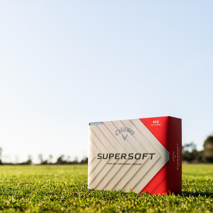 Callaway Callaway SuperSoft 2025 Pelotas de Golf - Rojo - 12 Unidades