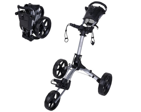 FastFold FastFold Smart Carro de golf 2025 - Plata Negro