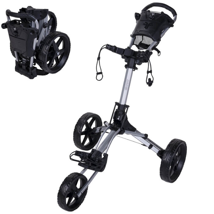 FastFold FastFold Smart Carro de golf 2025 - Plata Negro