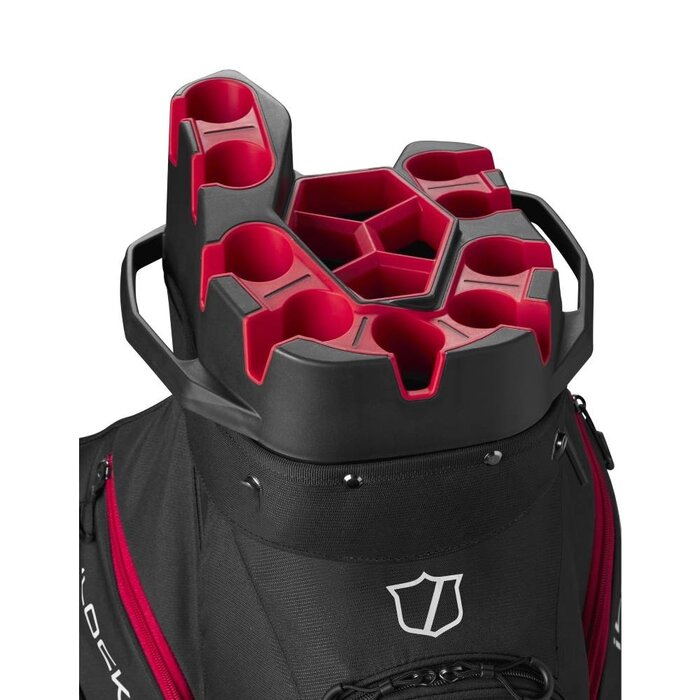 Wilson Wilson i-Lock IV Bolsa de golf carro 2025 - Negro Rojo