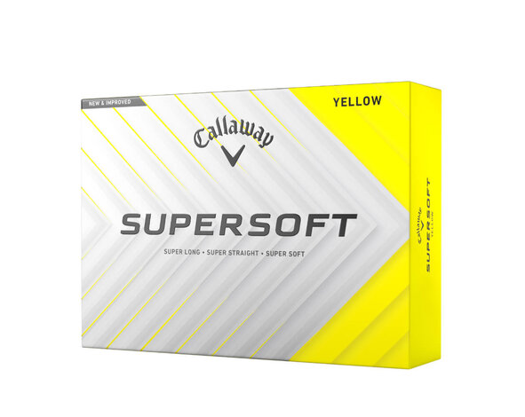 Callaway Callaway SuperSoft 2025 Pelotas de Golf - Amarillo - 12 Unidades