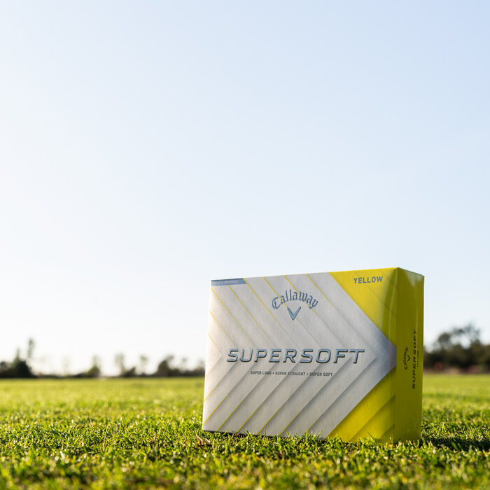 Callaway Callaway SuperSoft 2025 Pelotas de Golf - Amarillo - 12 Unidades